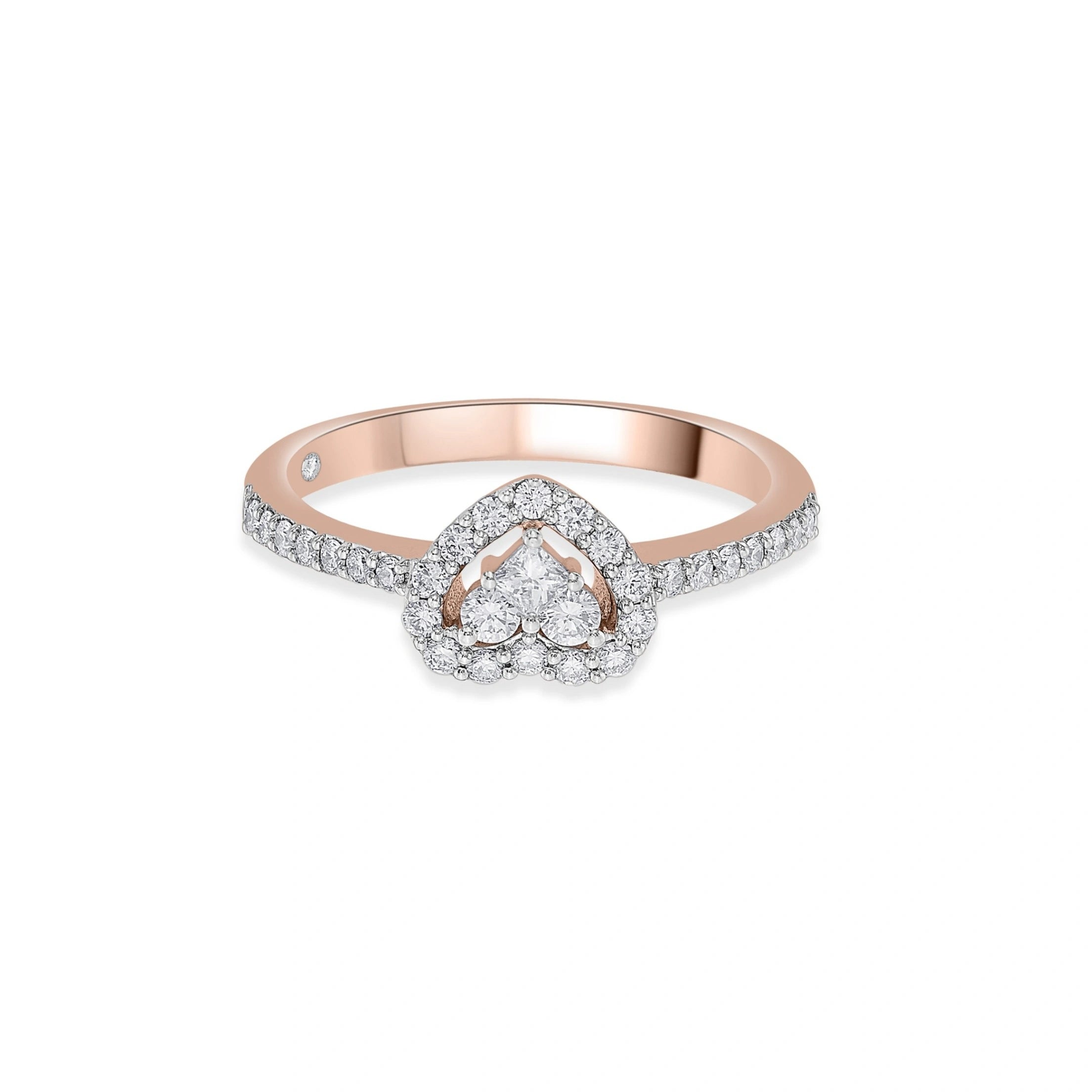 Love Knot Celestial Heartfire Ring - Zen Diamond India