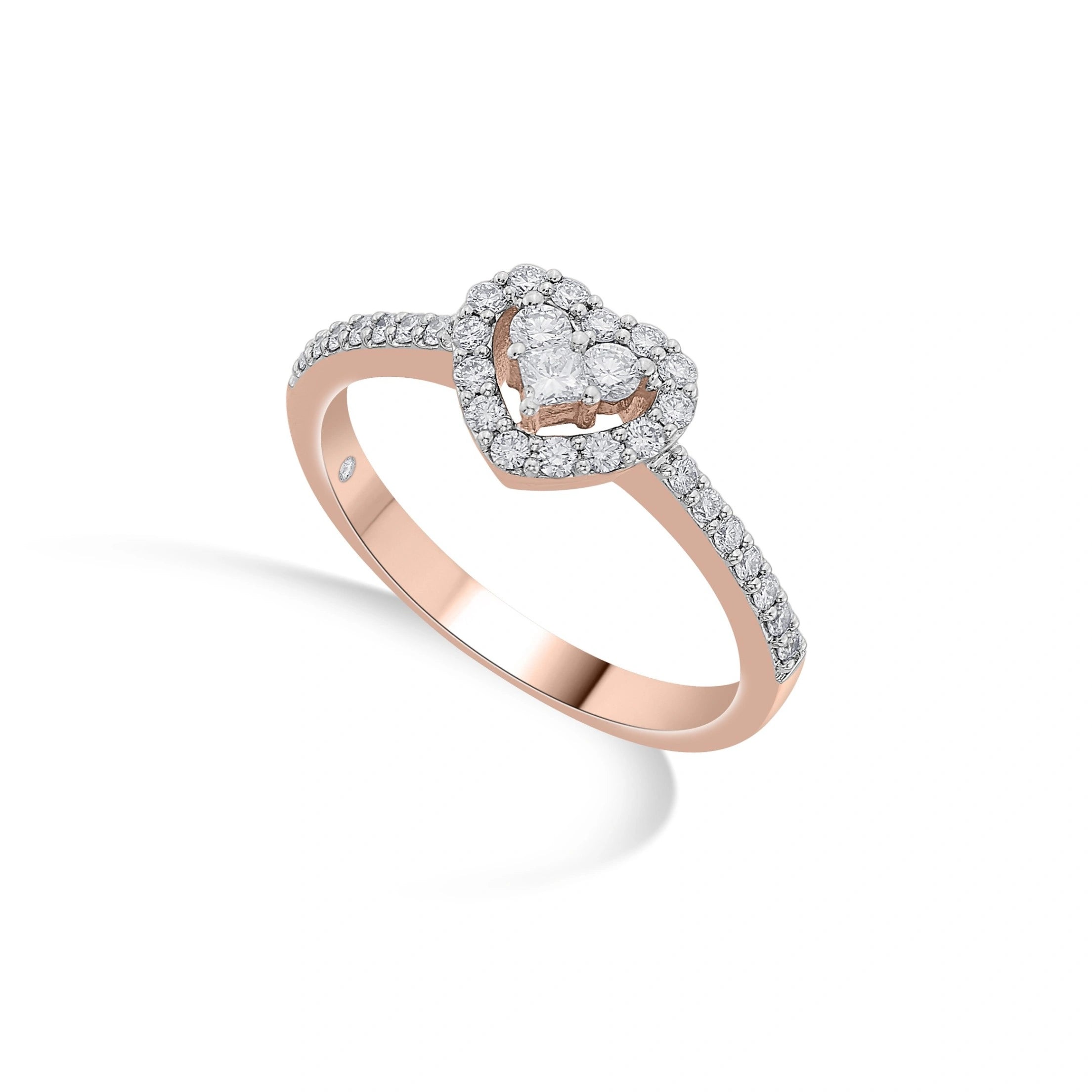 Love Knot Celestial Heartfire Ring - Zen Diamond India