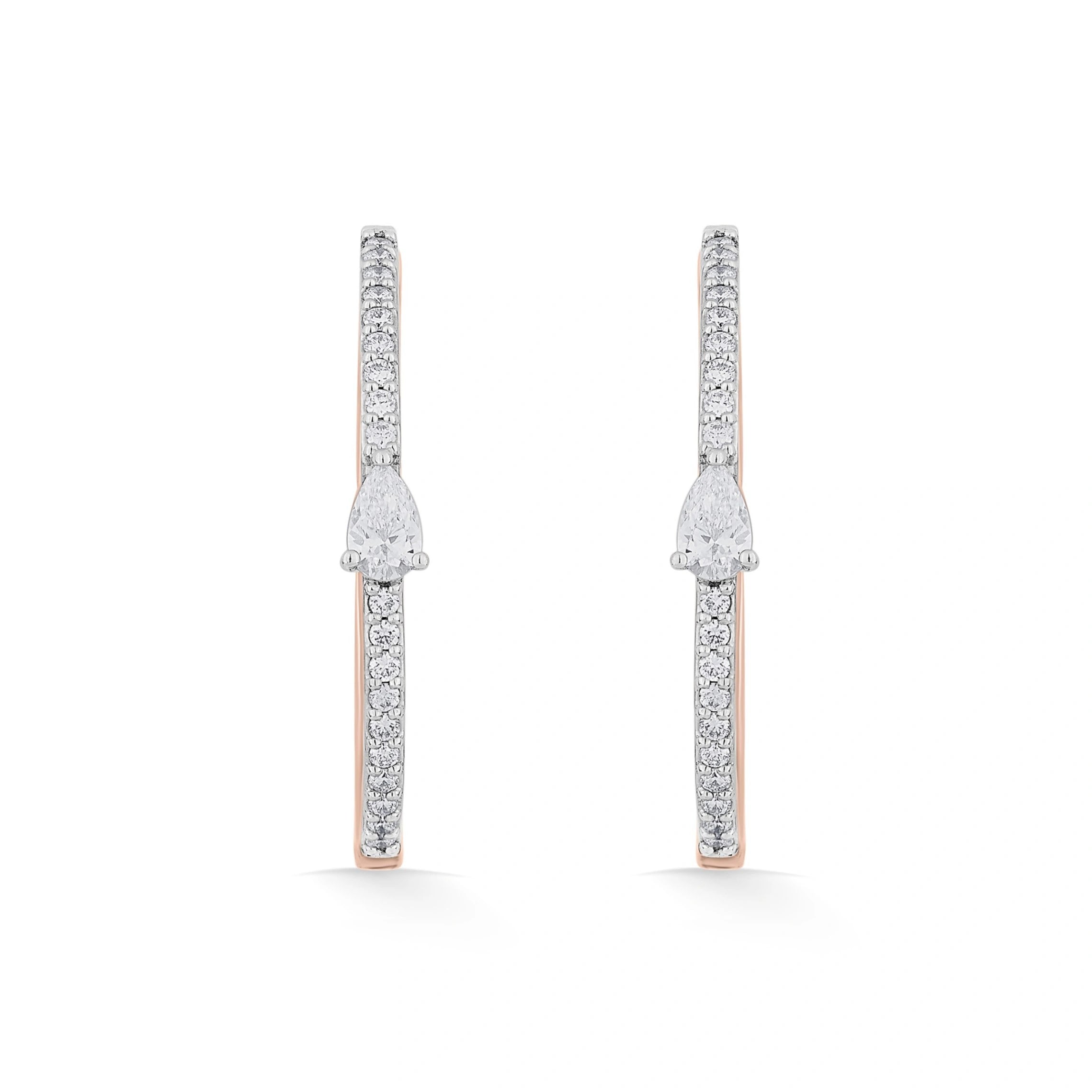 Sassy Crystal Line Elegance Earrings - Zen Diamond India