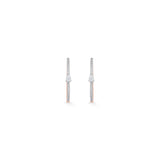 Sassy Crystal Line Elegance Earrings - Zen Diamond India