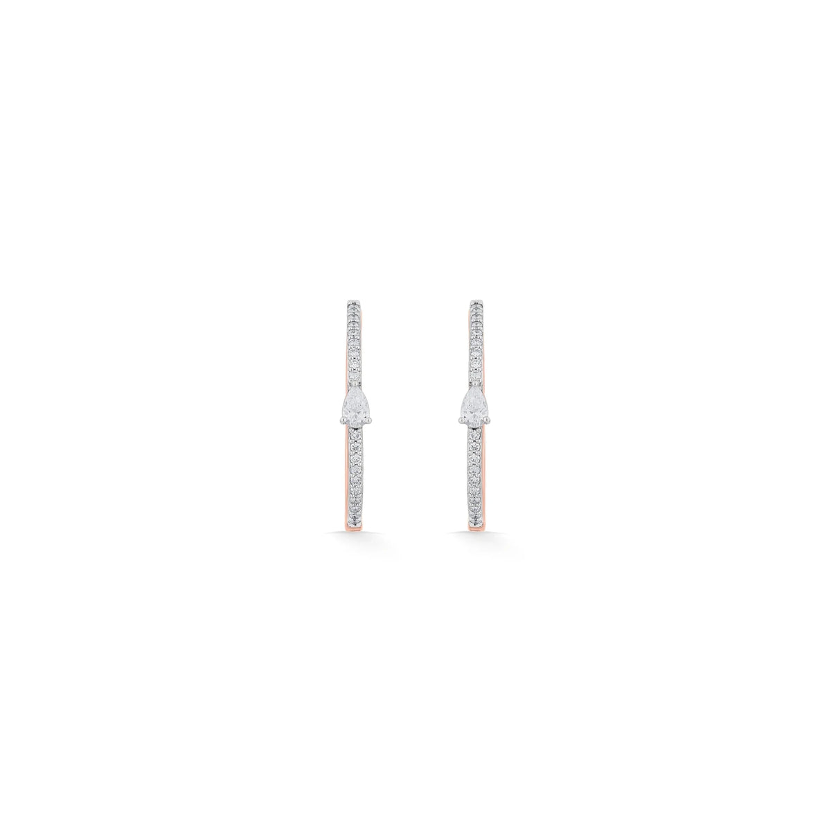 Sassy Crystal Line Elegance Earrings - Zen Diamond India