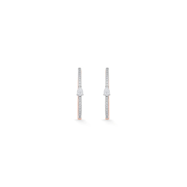 Sassy Crystal Line Elegance Earrings - Zen Diamond India
