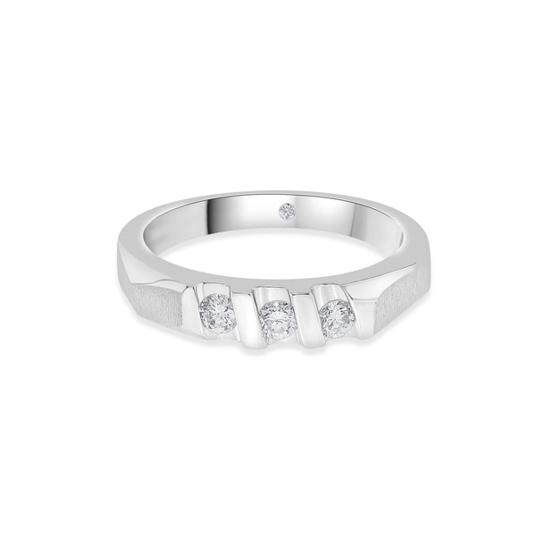 Hugo Triad Groove Ring