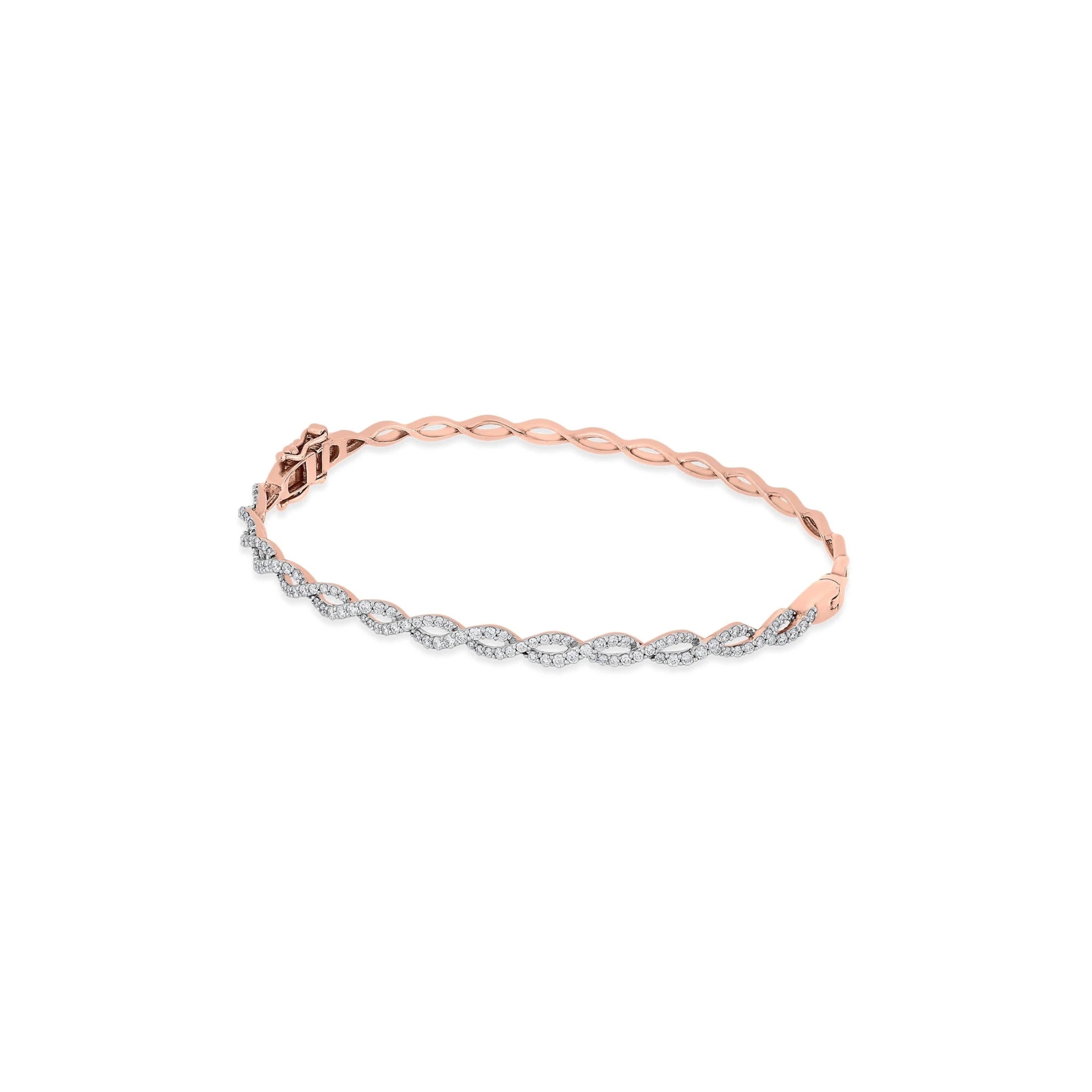 Sassy Twined Spark Bracelet - Zen Diamond India