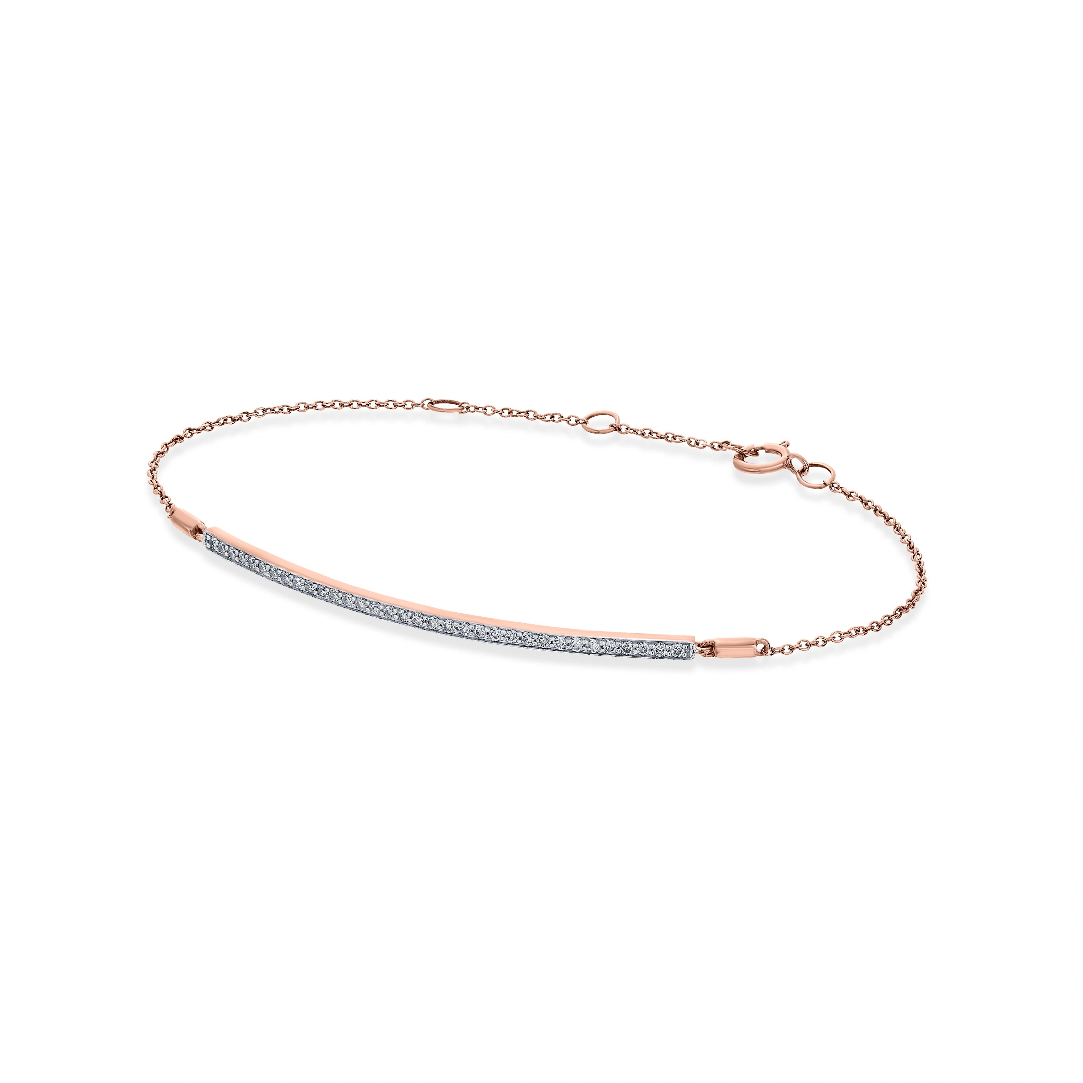 Solitaire Soft Spark Line Bracelet - Zen Diamond India