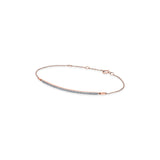 Solitaire Soft Spark Line Bracelet - Zen Diamond India