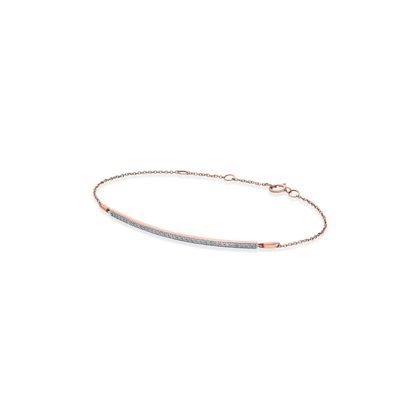 Solitaire Soft Spark Line Bracelet - Zen Diamond India