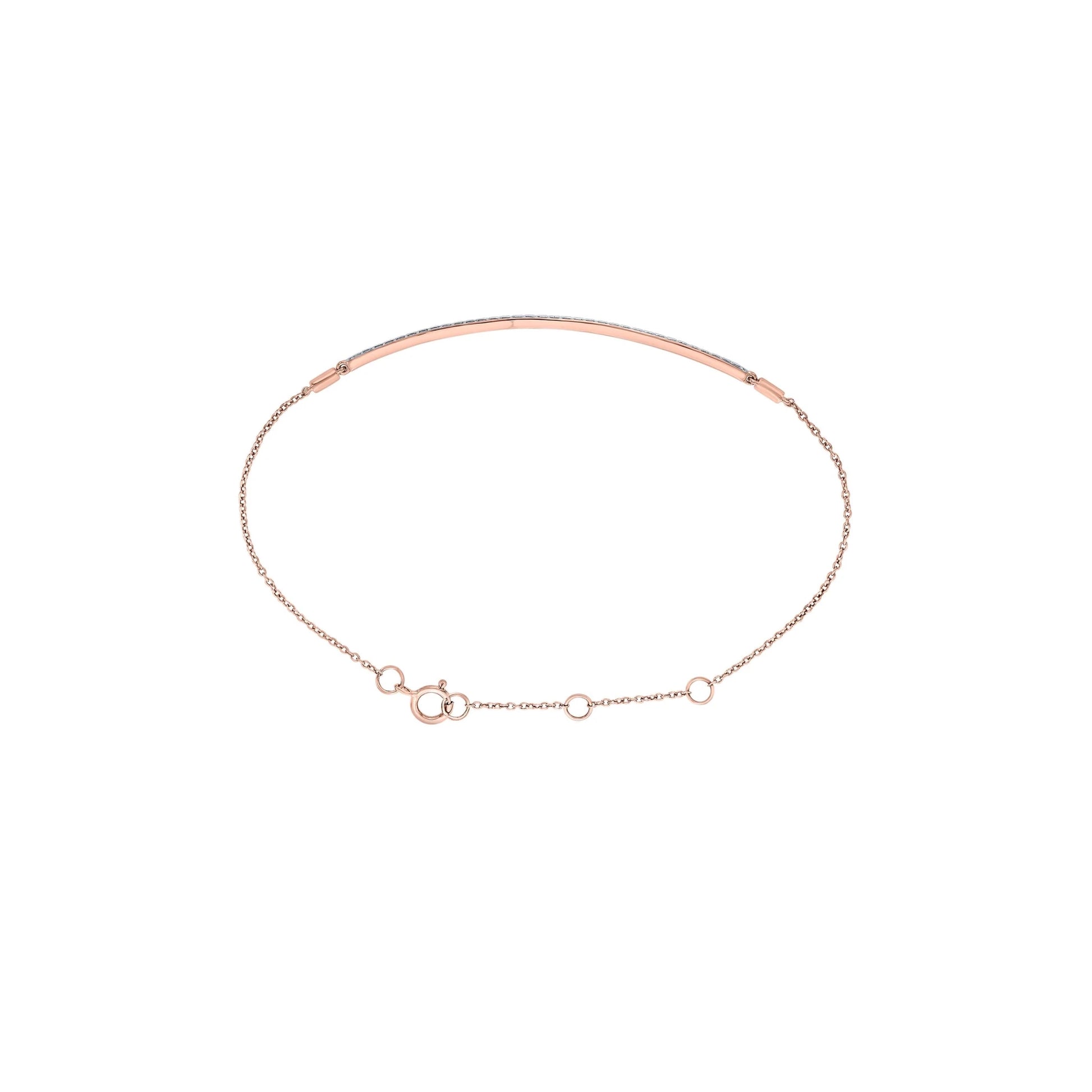 Solitaire Soft Spark Line Bracelet - Zen Diamond India