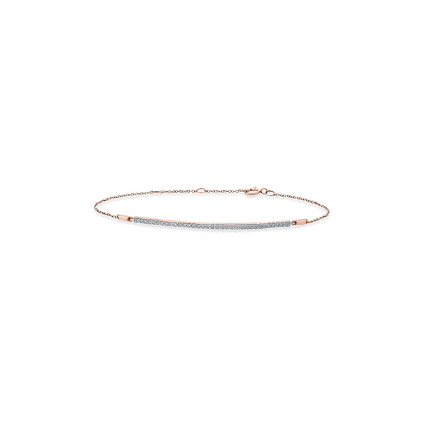 Solitaire Soft Spark Line Bracelet - Zen Diamond India