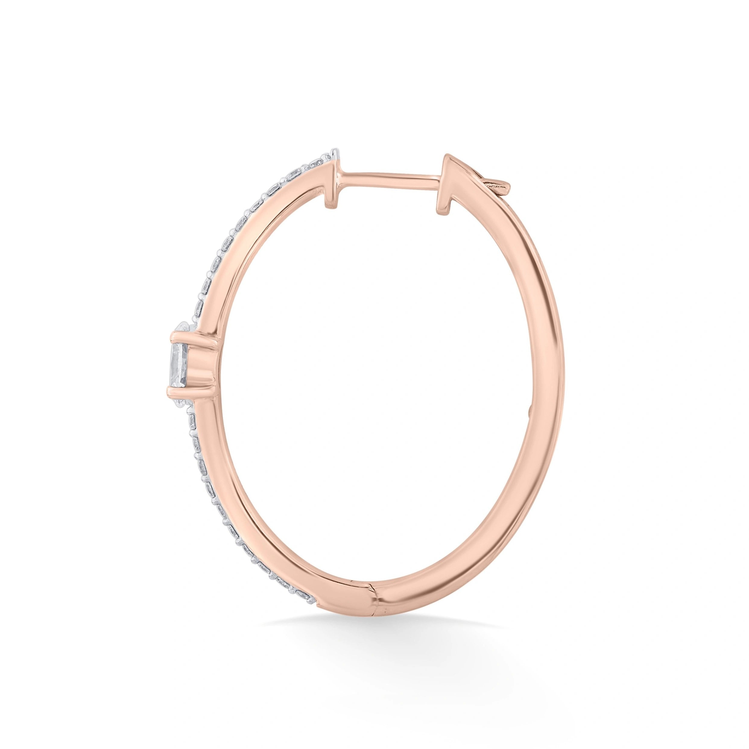 Sassy Oval Luxe Earrings - Zen Diamond India