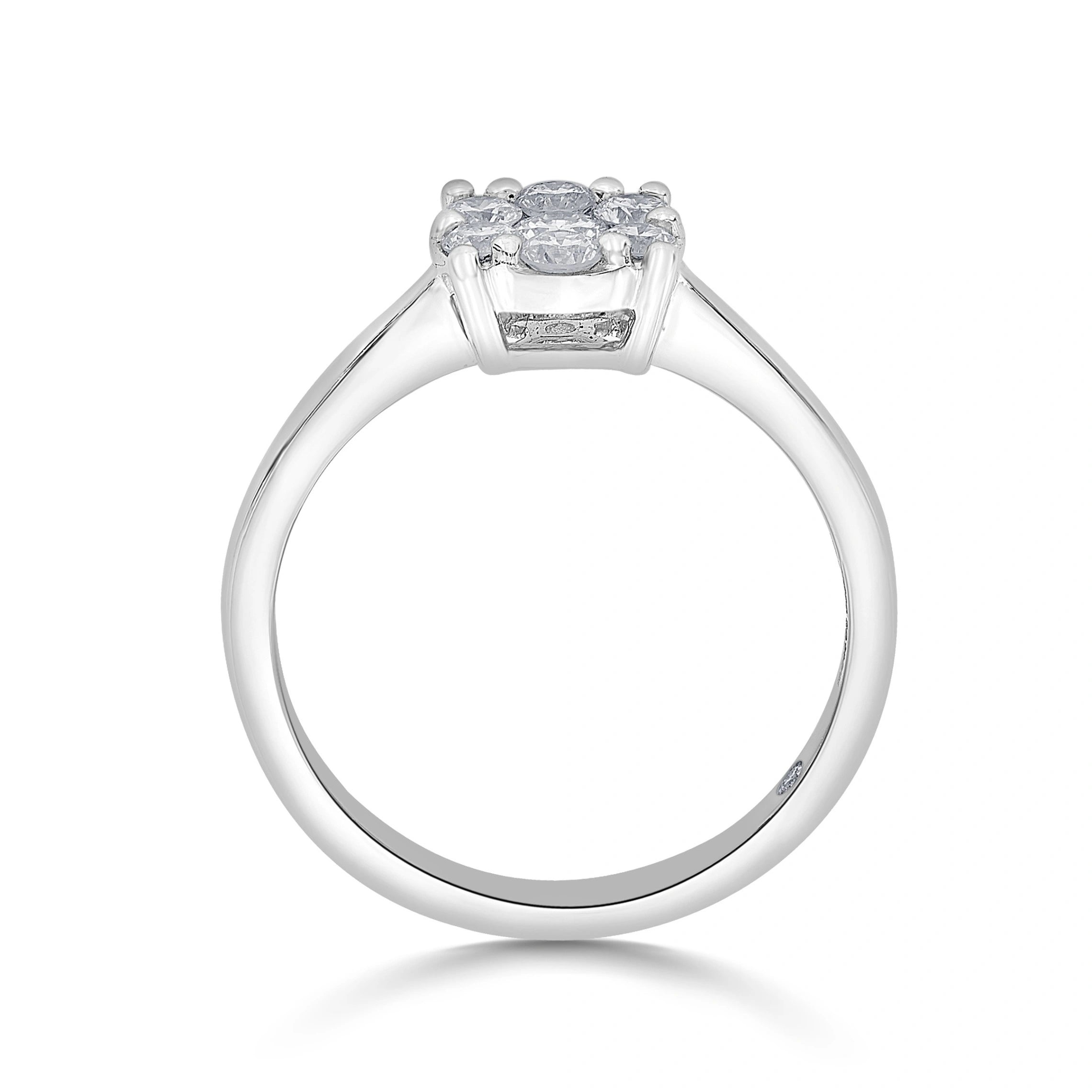 Frosted Bloom Radiance Ring