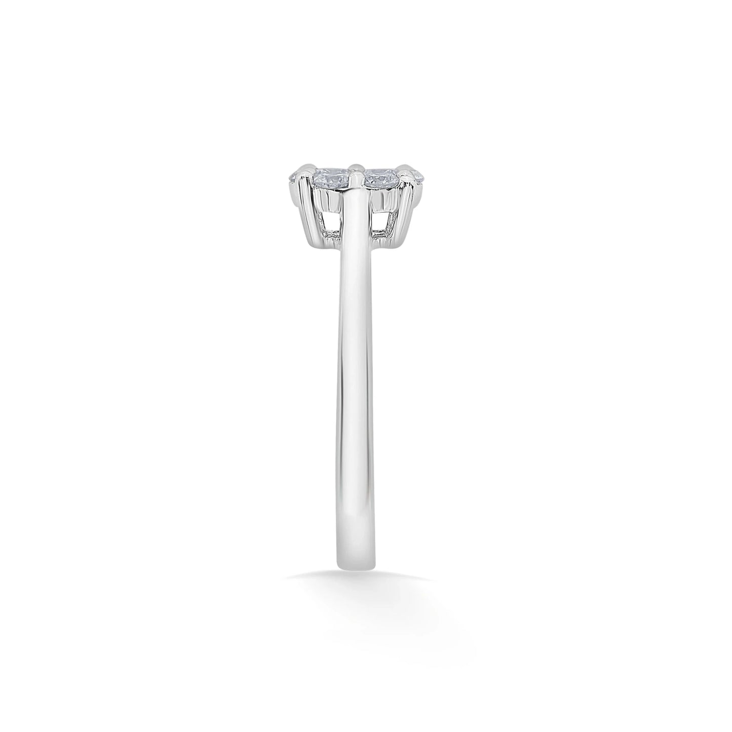 Frosted Bloom Radiance Ring - Zen Diamond India
