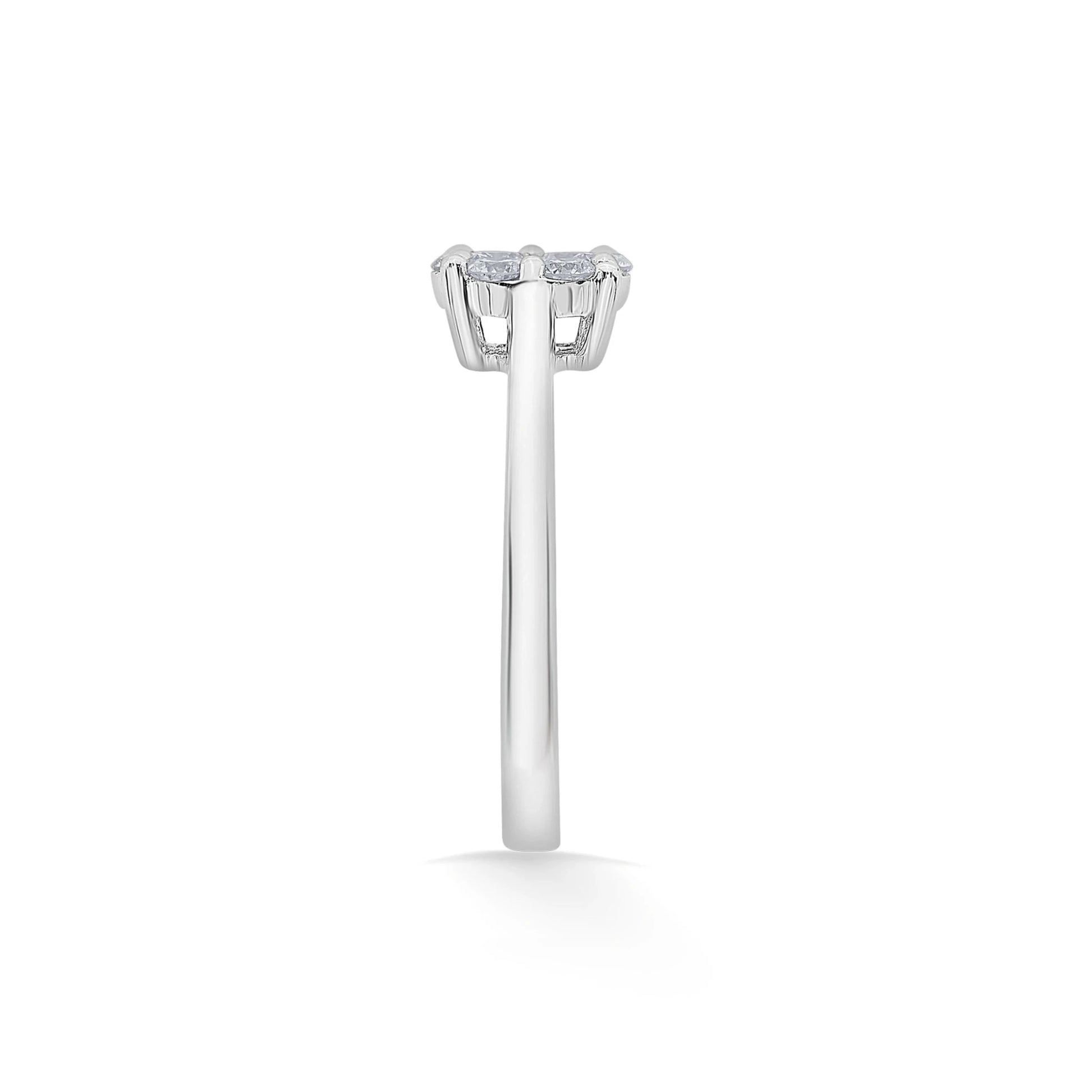 Frosted Bloom Radiance Ring - Zen Diamond India