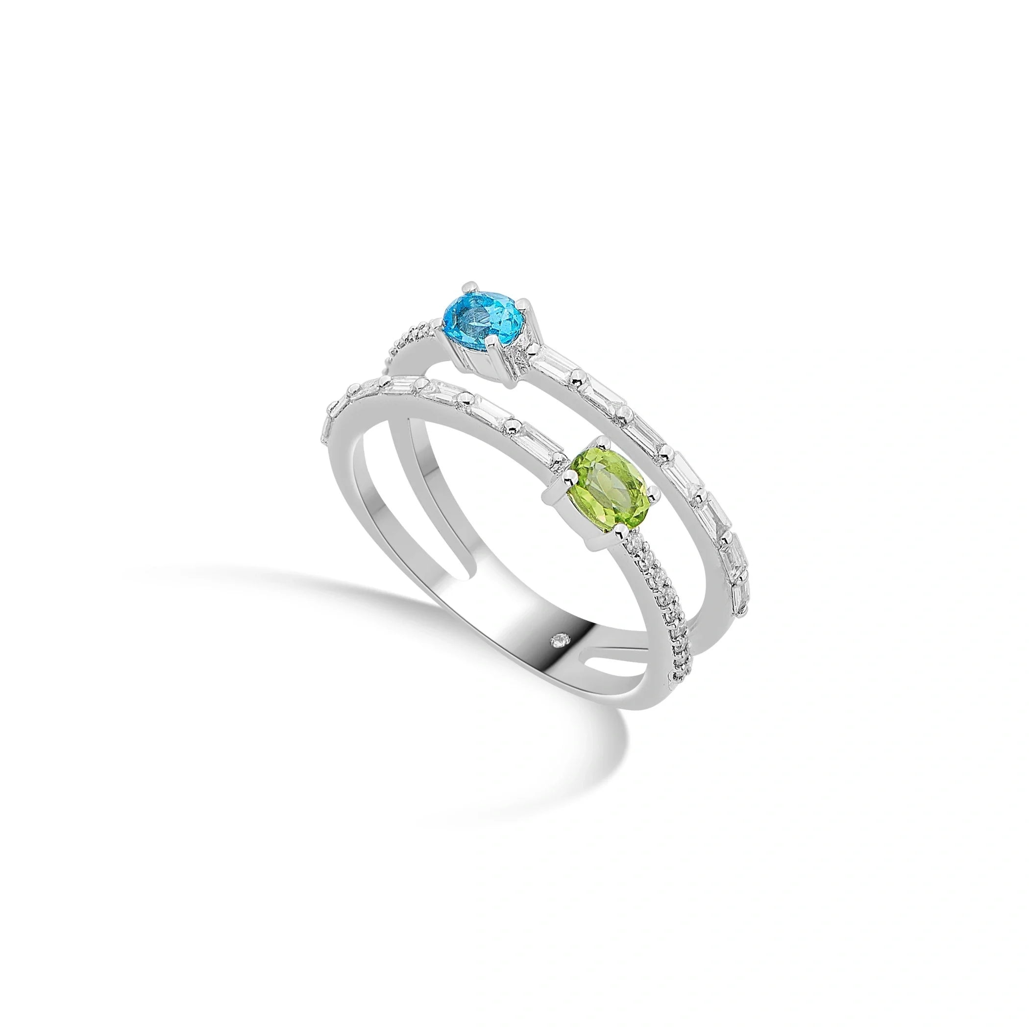 Color Pop Orbit Sparkle Luxe Ring - Zen Diamond India