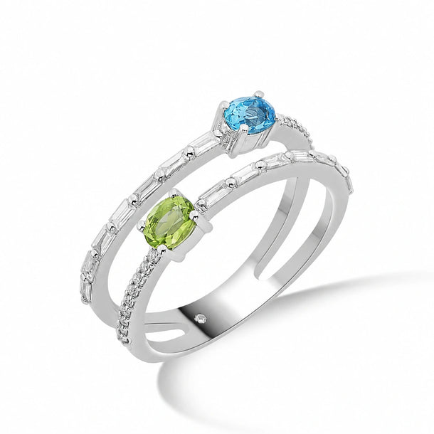 Color Pop Orbit Sparkle Luxe Ring