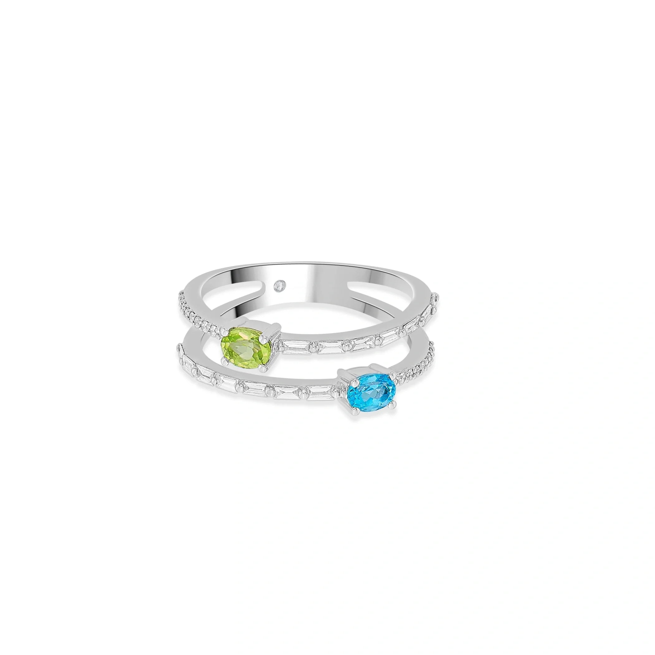 Color Pop Orbit Sparkle Luxe Ring - Zen Diamond India