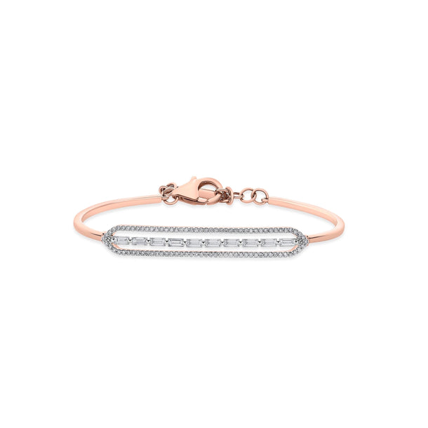 Sassy Sleek Line of Light Bracelet - Zen Diamond India