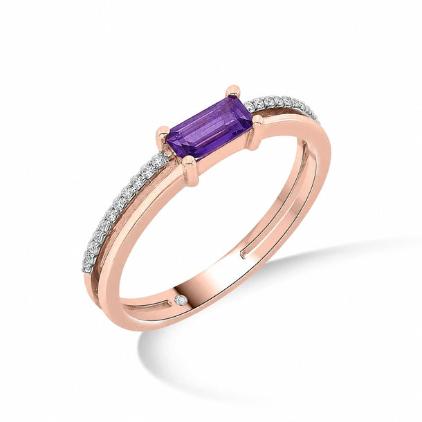 Color Pop Regal Amber Solitaire