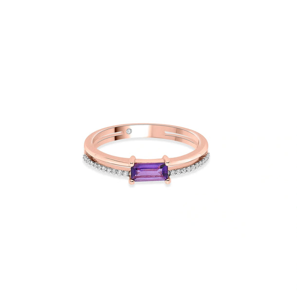 Color Pop Regal Amber Solitaire