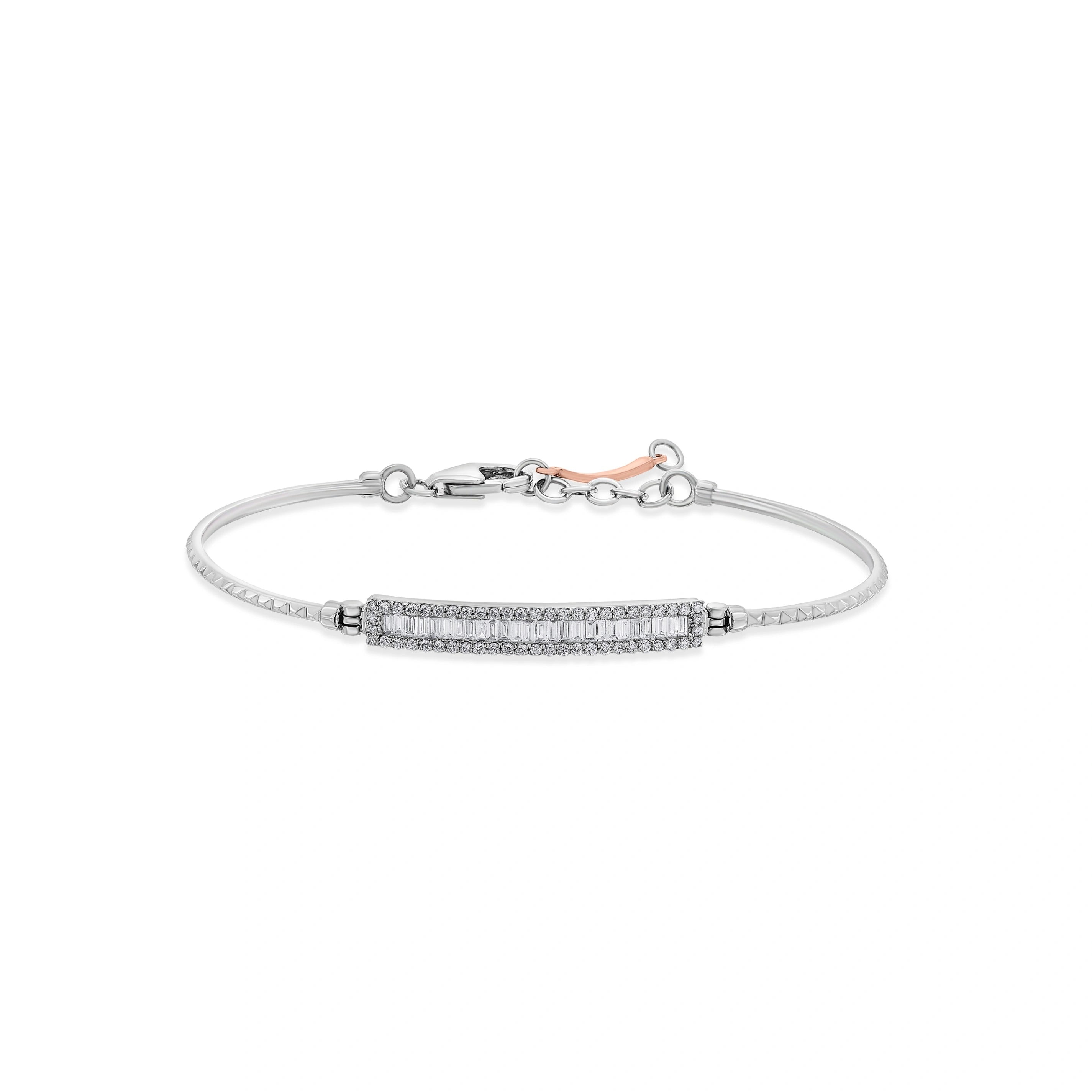 Streamline Sparkle Bracelet - Zen Diamond India