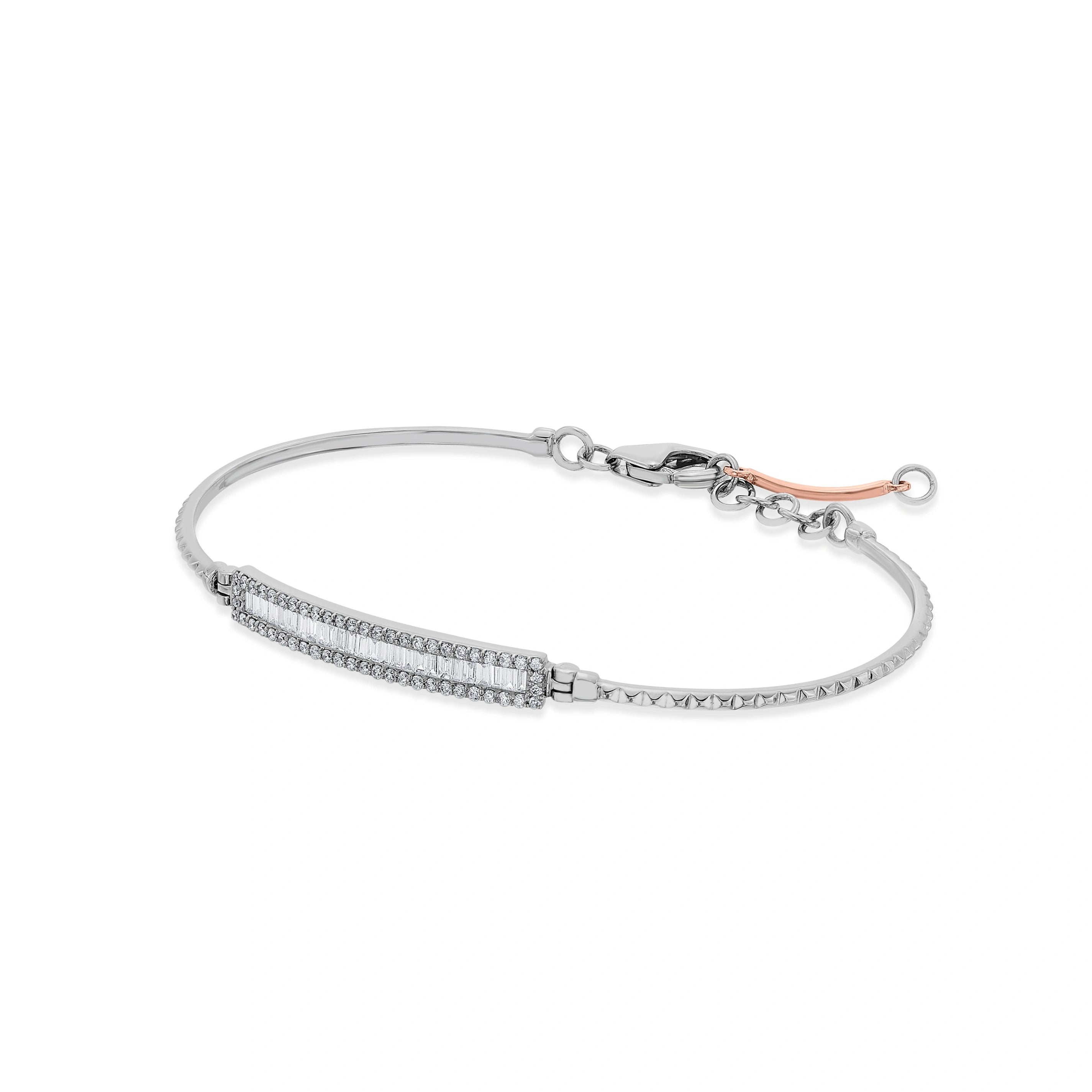 Streamline Sparkle Bracelet - Zen Diamond India