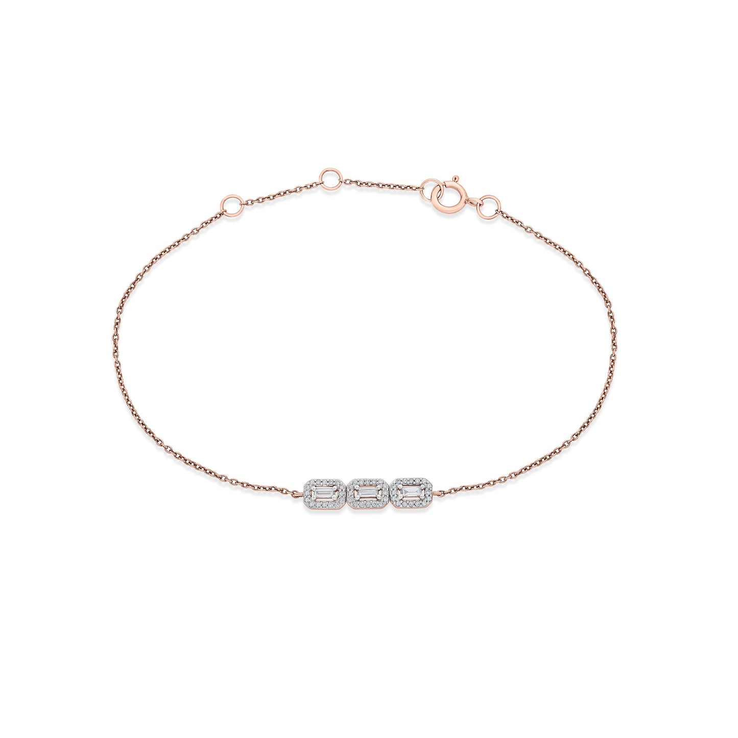 Classic Trilight Spark Bracelet - Zen Diamond India