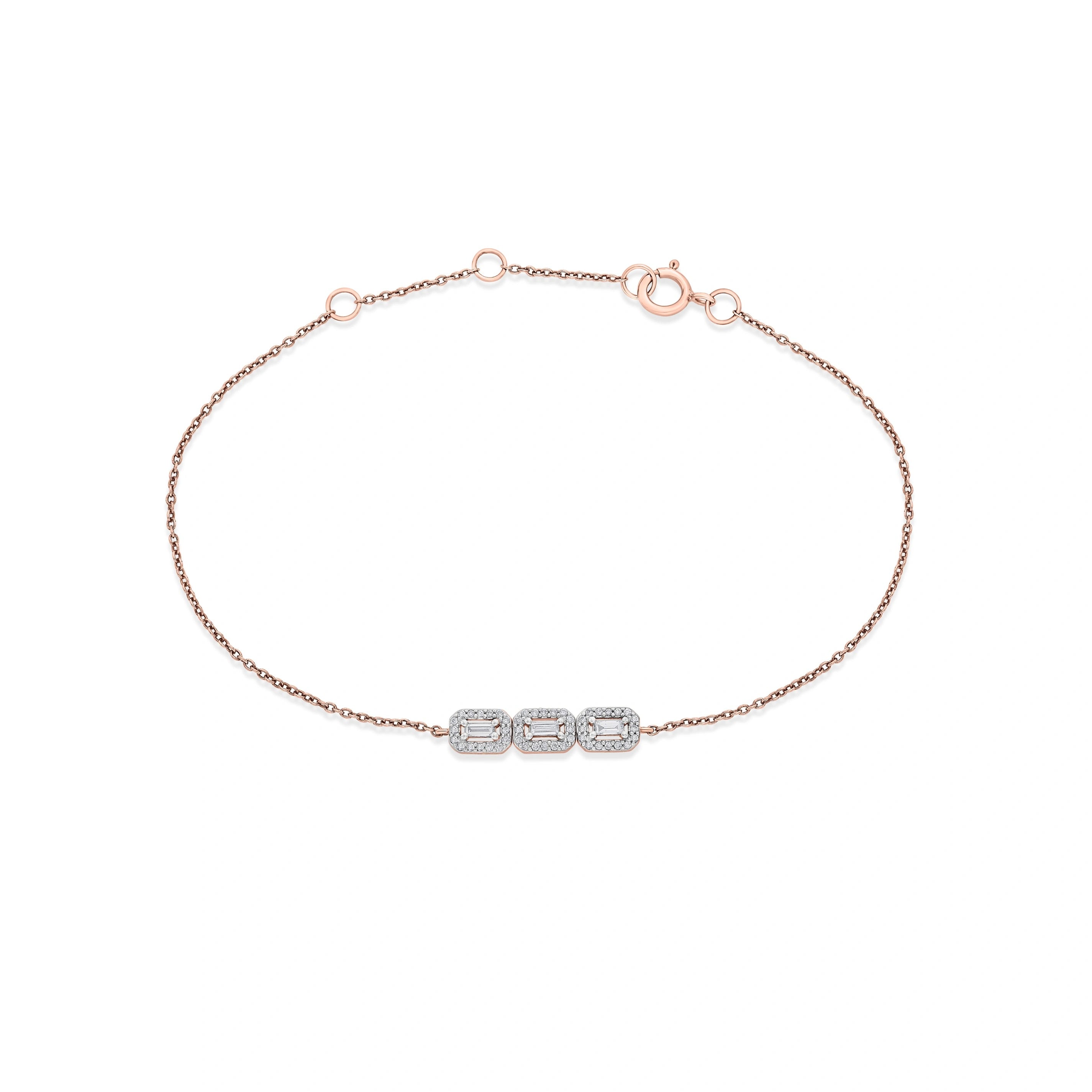 Classic Trilight Spark Bracelet - Zen Diamond India