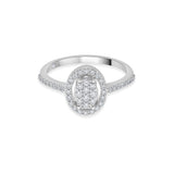 Sassy Eternal Spark Oval Ring - Zen Diamond India