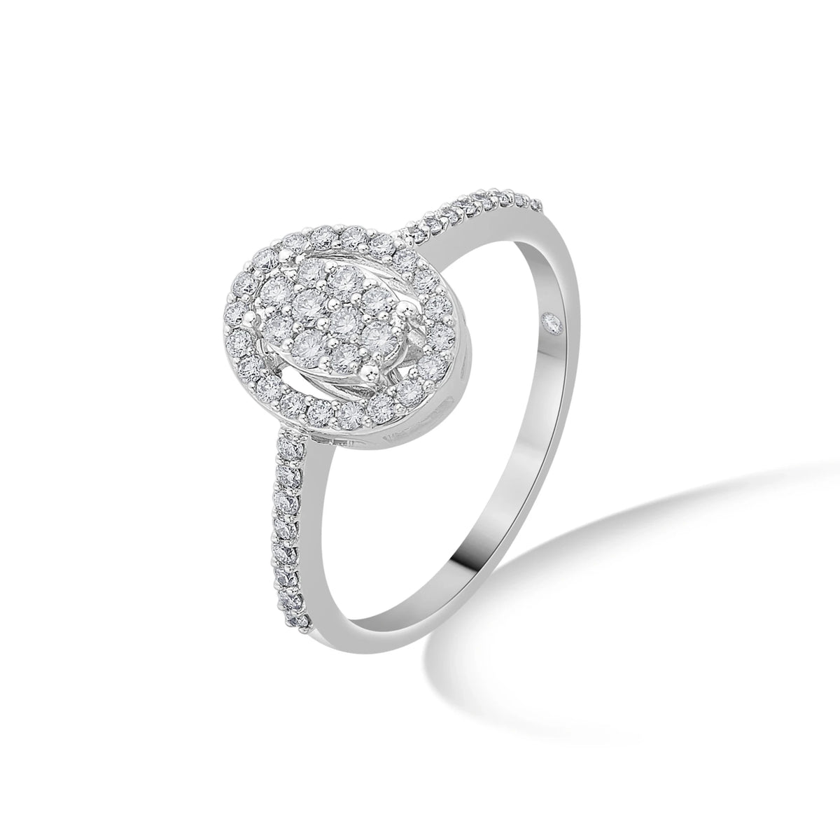 Sassy Eternal Spark Oval Ring - Zen Diamond India