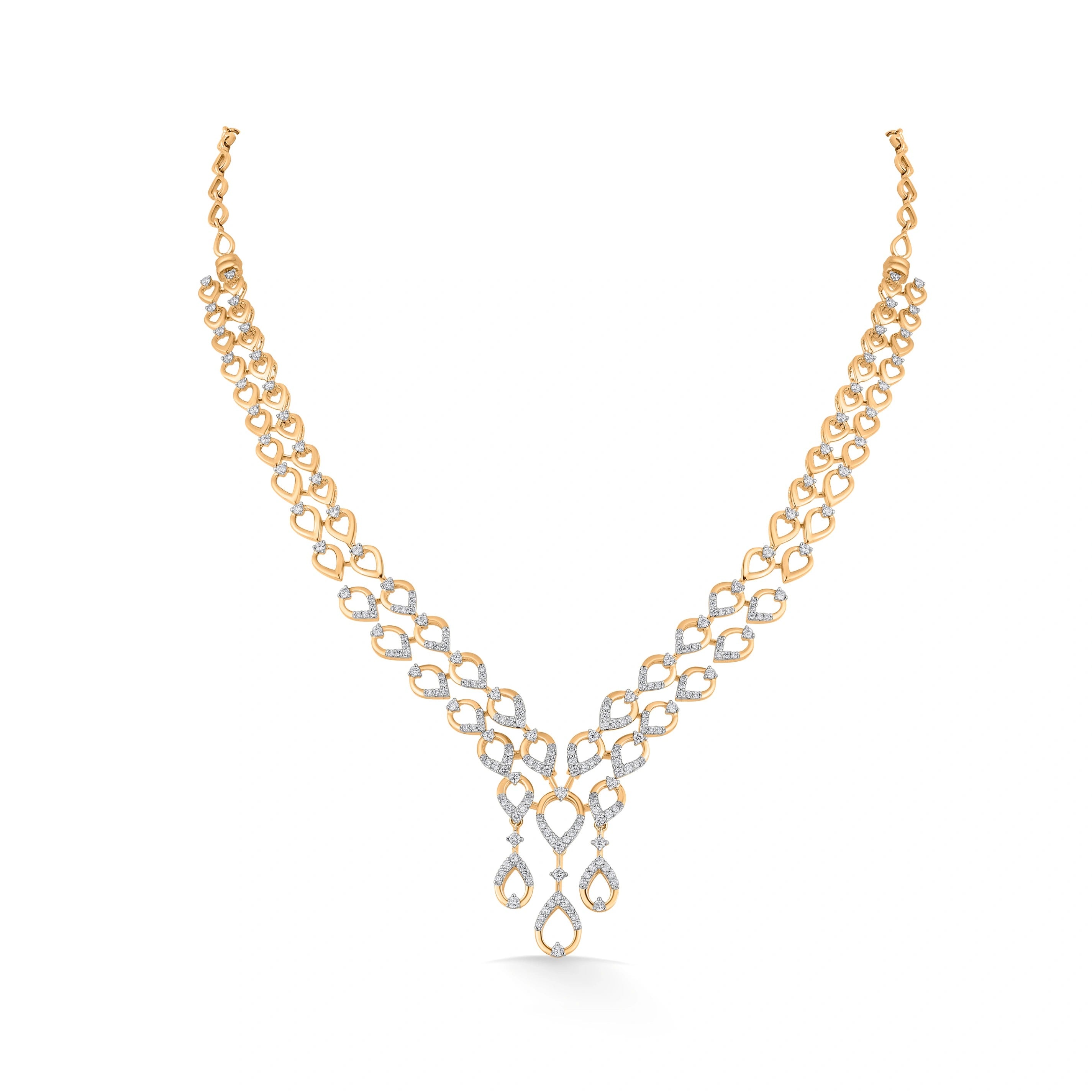 Heirloom Golden Teardrop Symphony - Zen Diamond India