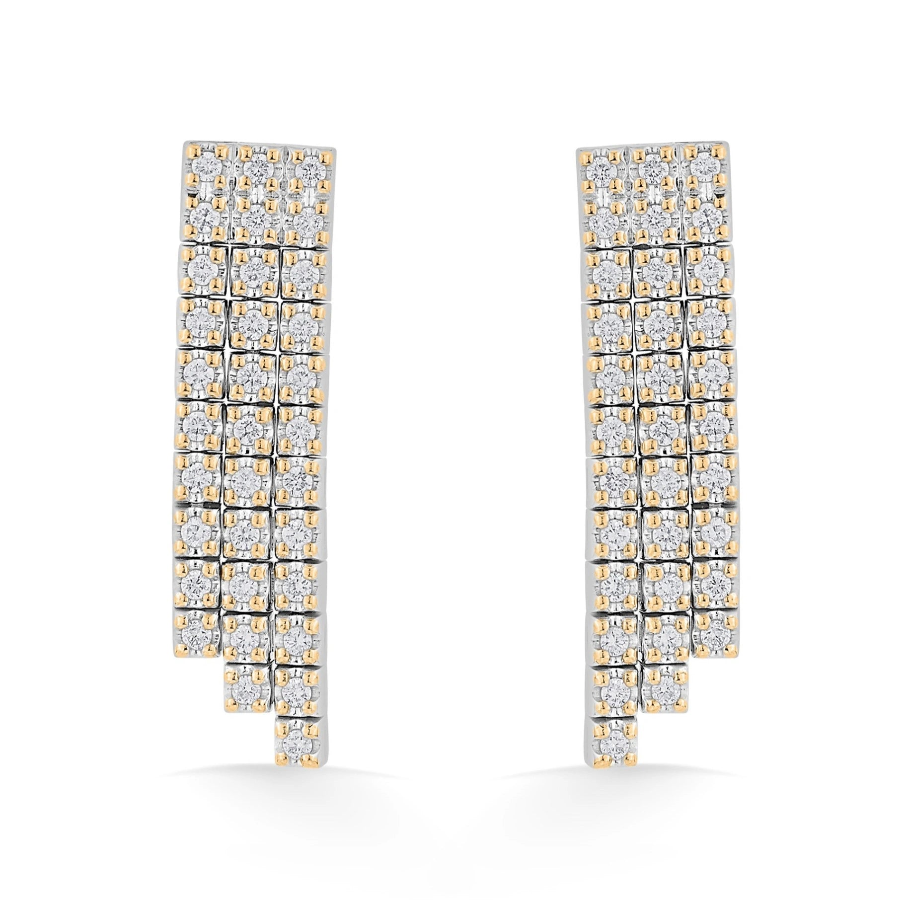 Solitaire Glitz Cascade Linear Drops - Zen Diamond India