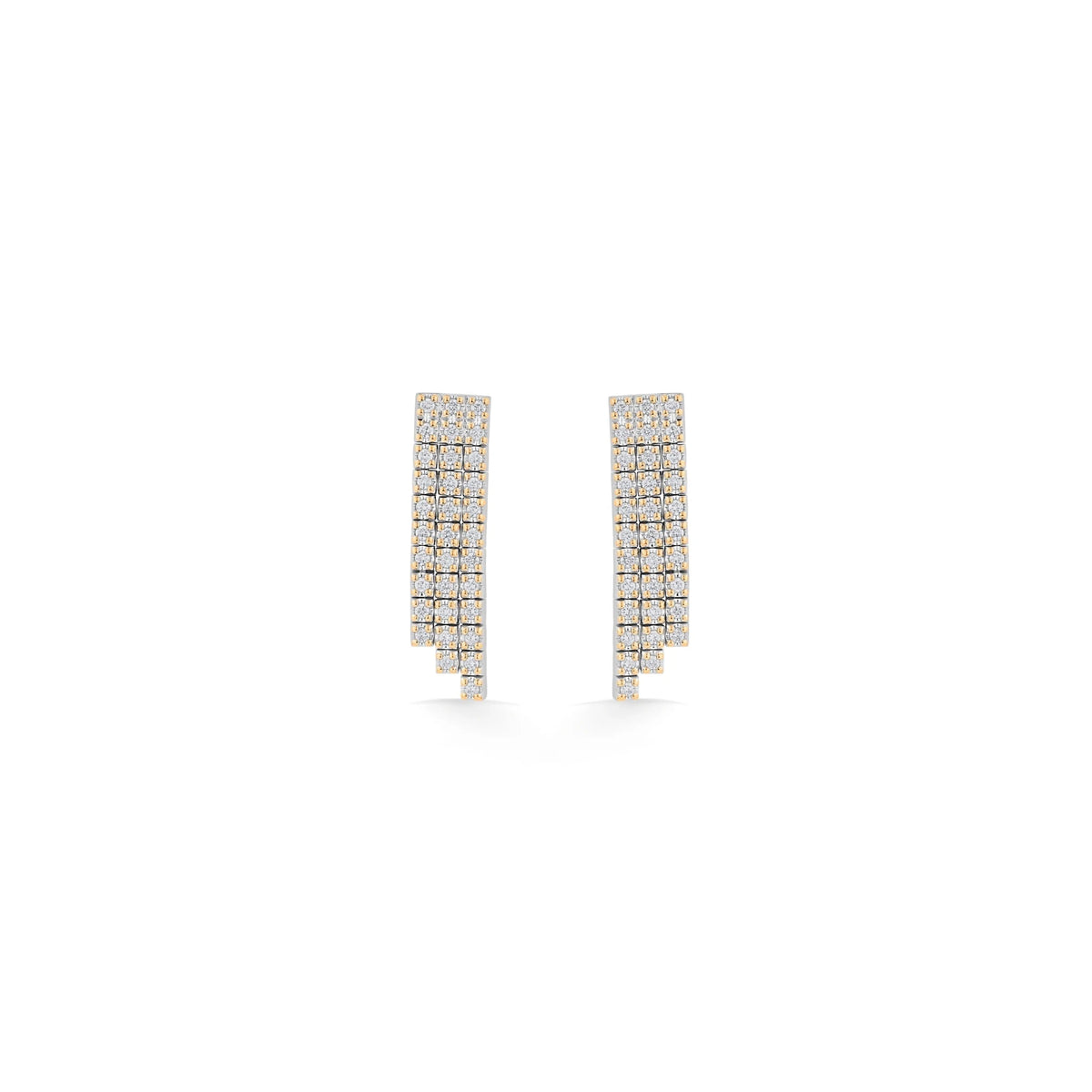 Solitaire Glitz Cascade Linear Drops - Zen Diamond India