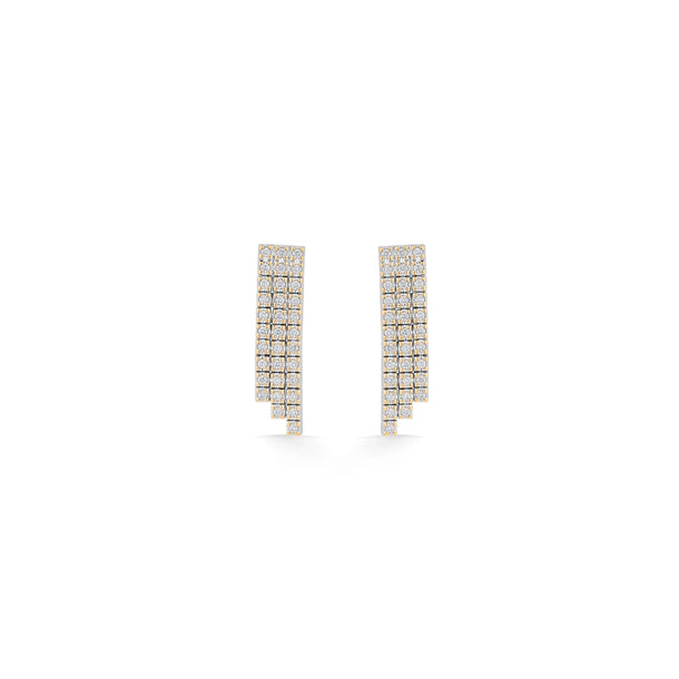Solitaire Glitz Cascade Linear Drops - Zen Diamond India