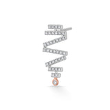 Deck up GlitzWave ZigDiamond Earrings - Zen Diamond India