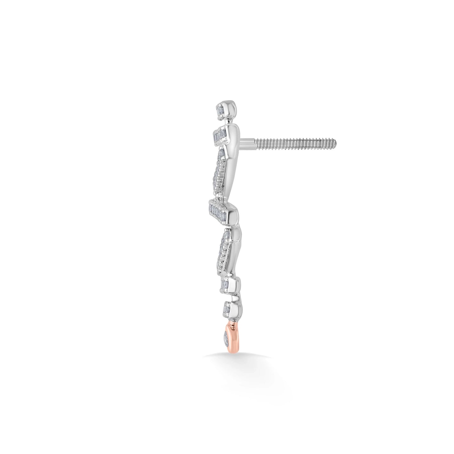 Deck up GlitzWave ZigDiamond Earrings - Zen Diamond India