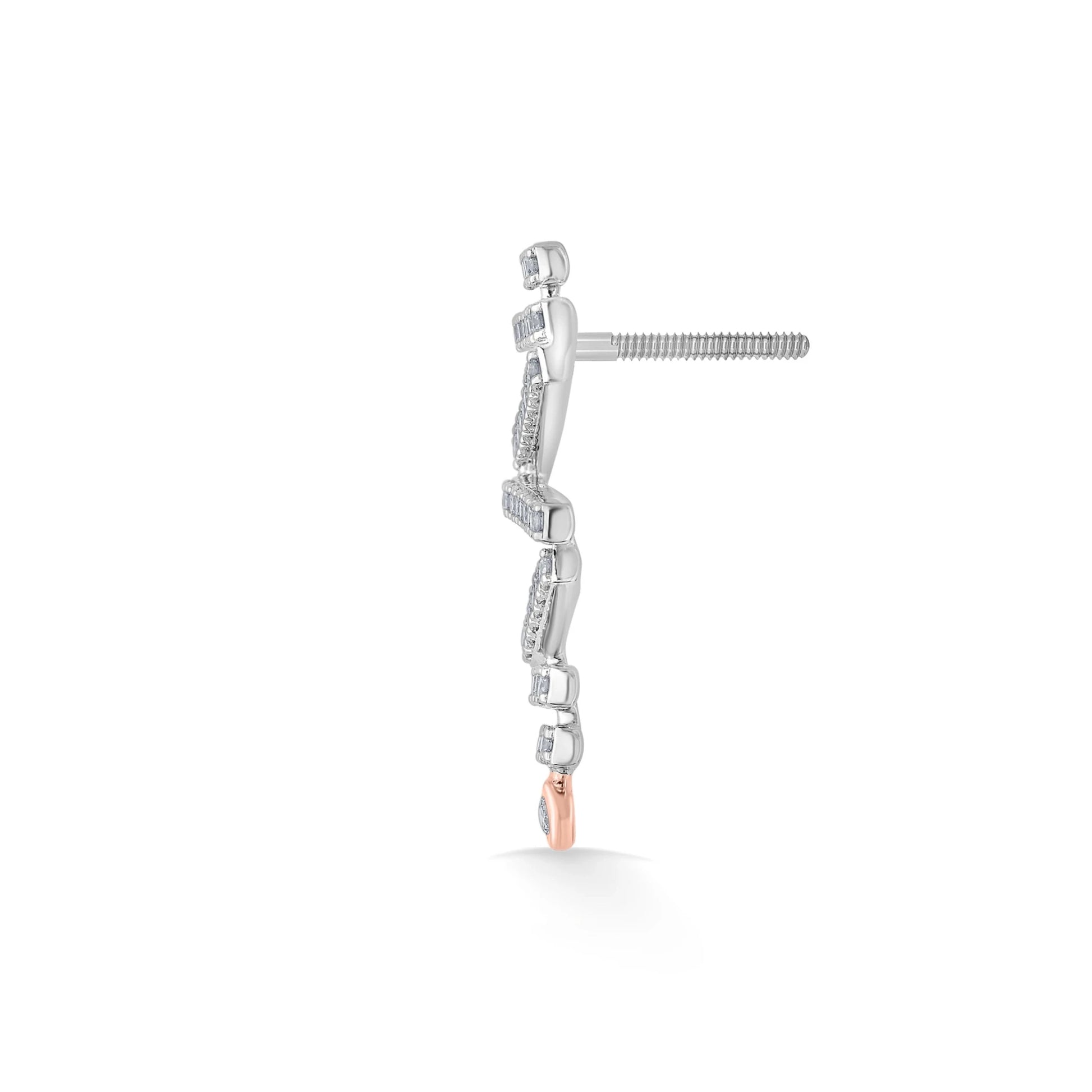 Deck up GlitzWave ZigDiamond Earrings - Zen Diamond India