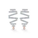 Deck up GlitzWave ZigDiamond Earrings - Zen Diamond India