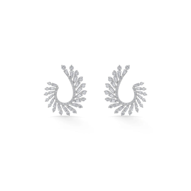 Enchante Celestial Burst Earrings - Zen Diamond India