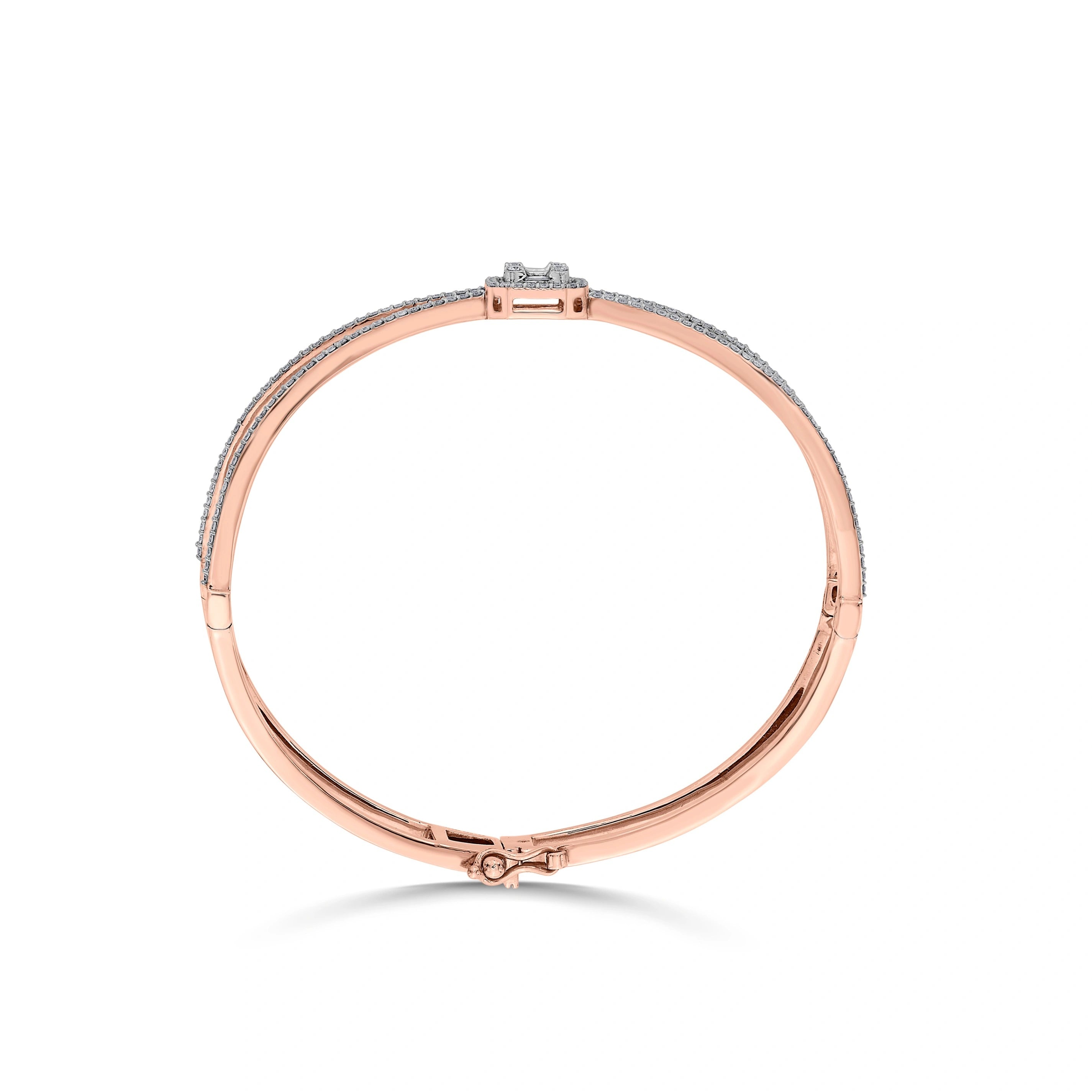 Criss-Cross Sparkle Embrace Bracelet
