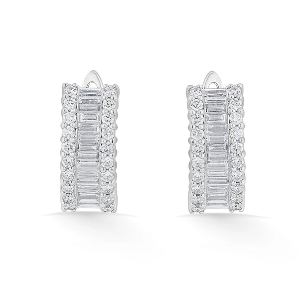 Enchante Luminous Elegance Hoops - Zen Diamond India