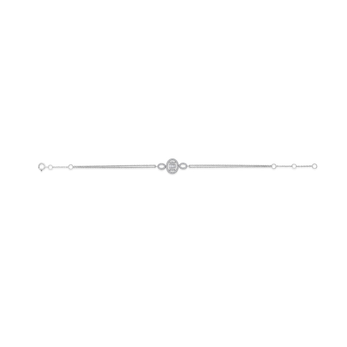 Classic Radiant Embrace Bracelet - Zen Diamond India