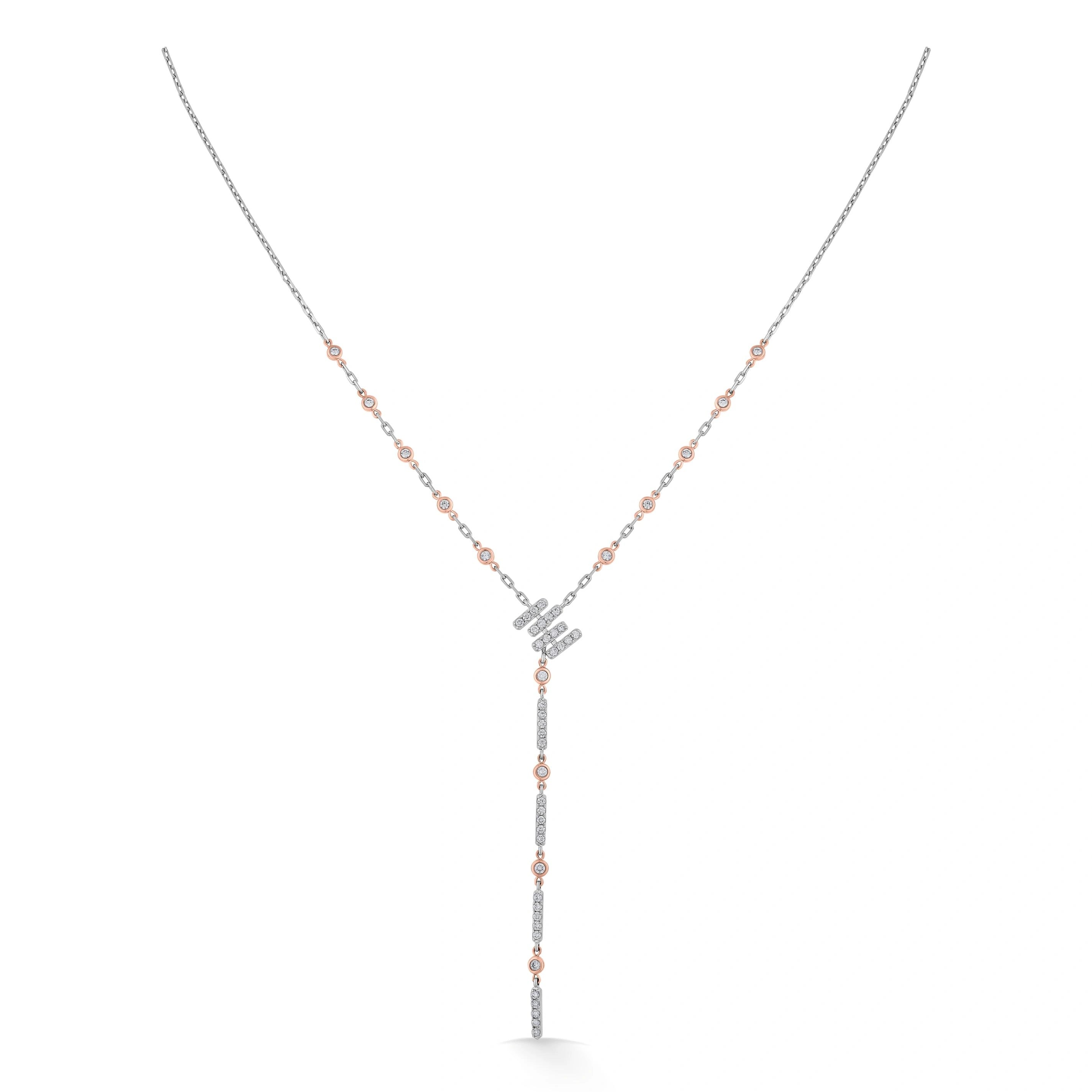 Deck Up Twilight Cascade Necklace - Zen Diamond India