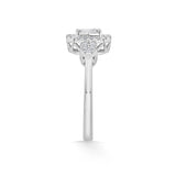 Radiant Trinity Luxe Diamond Ring