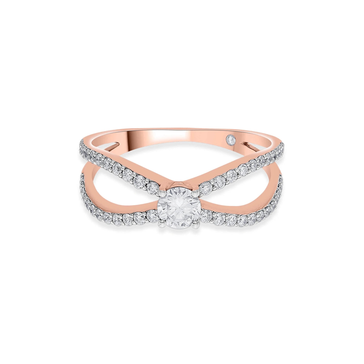 Sassy Celestial Bow Radiance Ring - Zen Diamond India