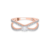 Sassy Celestial Bow Radiance Ring - Zen Diamond India
