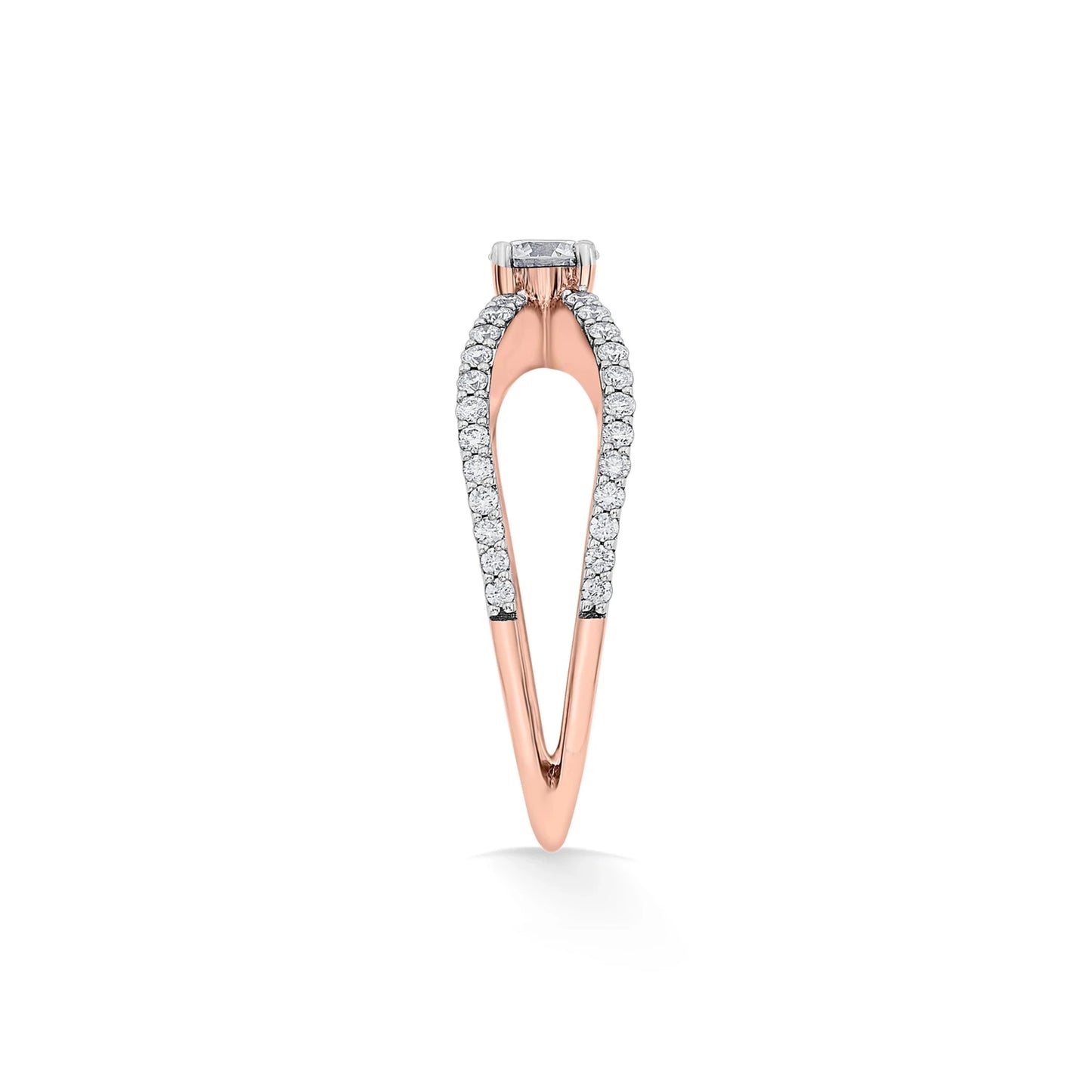 Sassy Celestial Bow Radiance Ring - Zen Diamond India