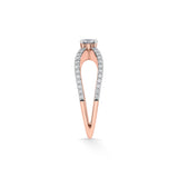 Sassy Celestial Bow Radiance Ring - Zen Diamond India