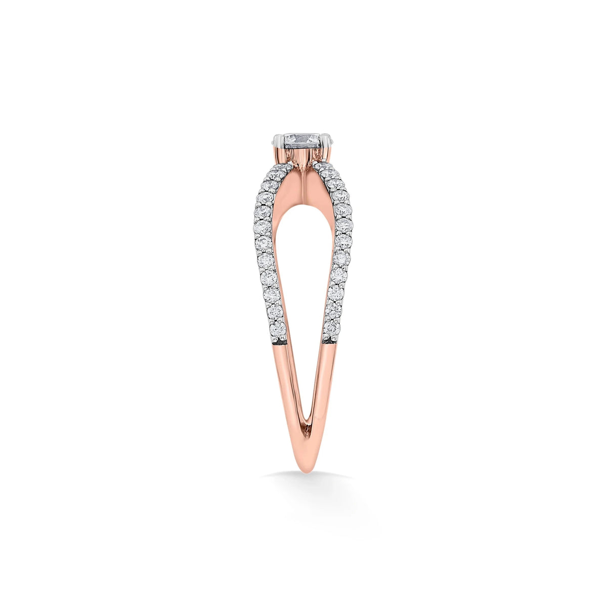 Sassy Celestial Bow Radiance Ring - Zen Diamond India