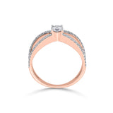 Sassy Celestial Bow Radiance Ring - Zen Diamond India