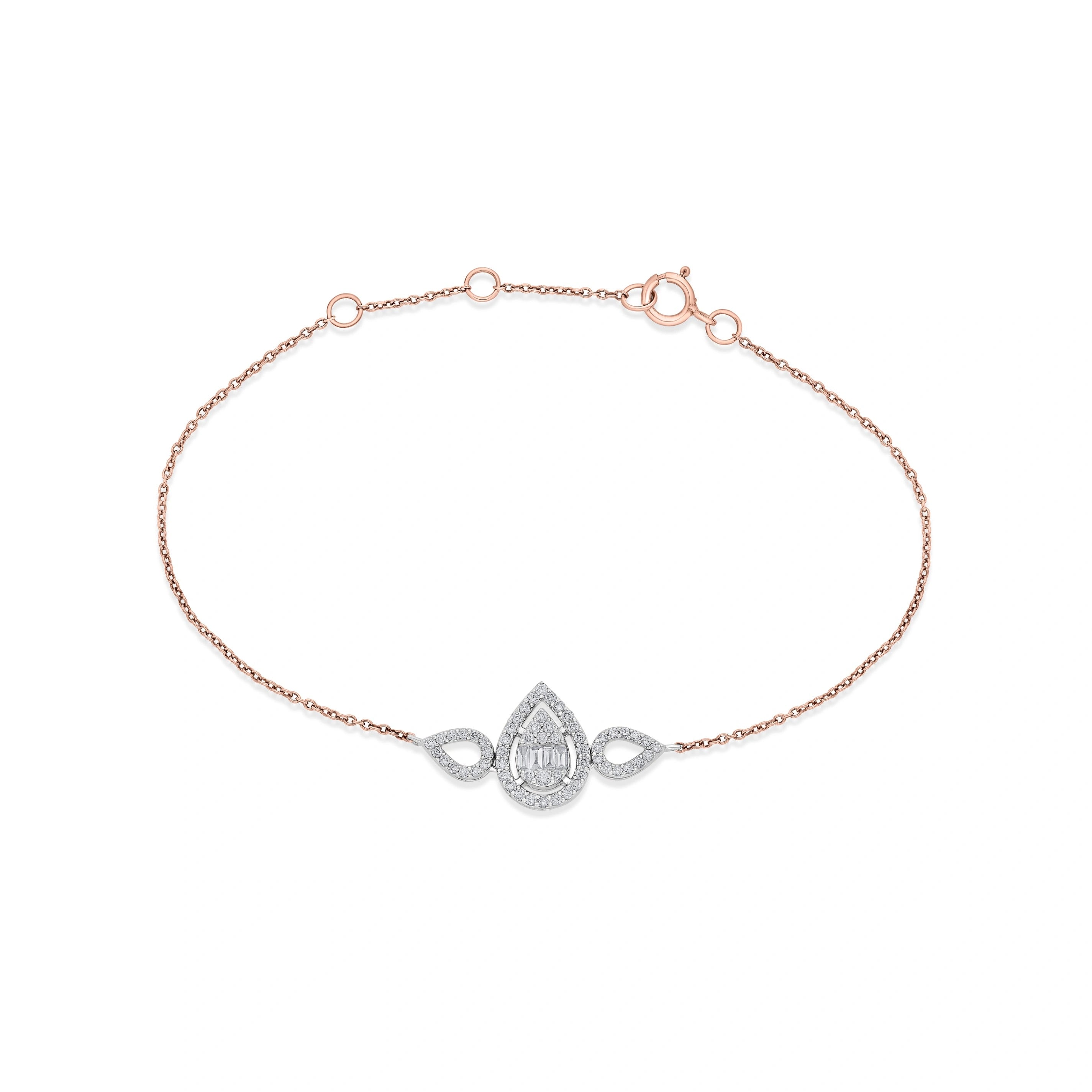 Classic Dewdrop Radiance Bracelet - Zen Diamond India